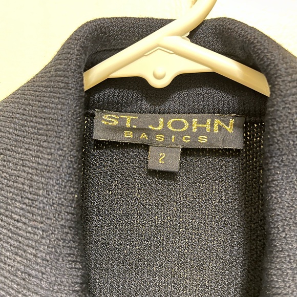 St John navy short blazer - Picture 3 of 6